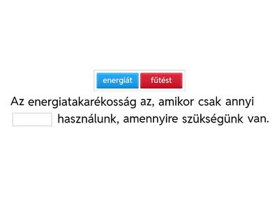 Energiatakarékosság