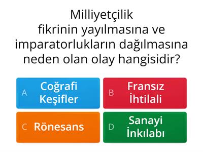 8. Sınıf İnkılap Tarihi 1.Ünite Tekrarı