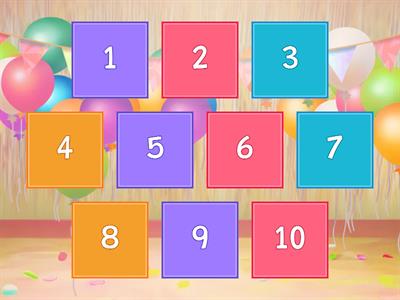 Kuis Membilang dan Menulis Bilangan 1 sampai 50