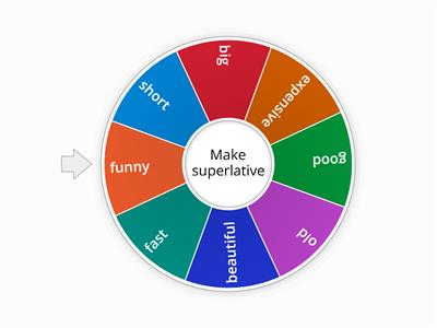 Comparative and Superlative revize