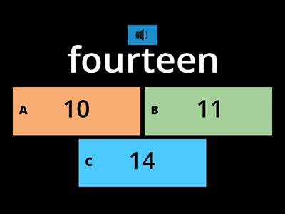 identify teen numbers