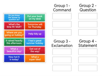 Different Types of Sentence 
