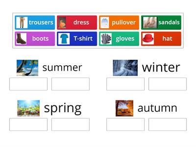 seasons and clothing