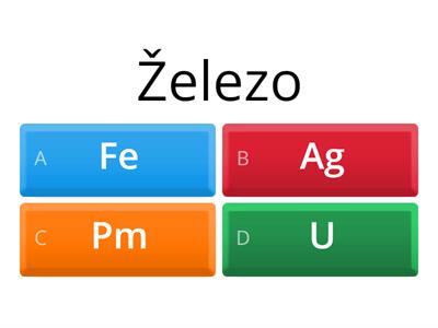 Chemie - Značky prvků