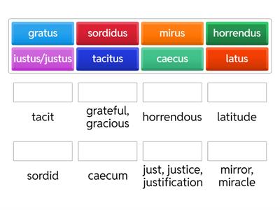 Grammar 4 Chapter 22 Latin Derivatives
