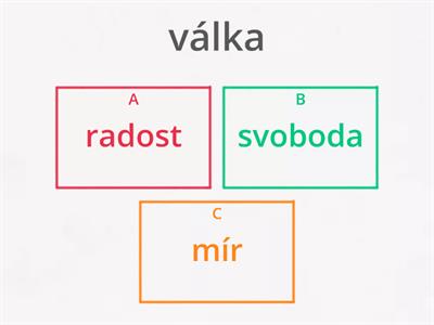 Antonyma (slova protikladná)