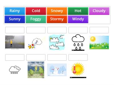 Weather word match