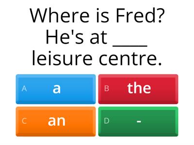 Articles - (Definite and Indefinite)