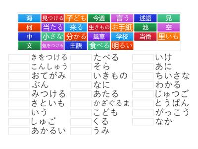 漢字の読み方 27 à 28