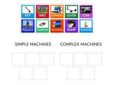 SIMPLE AND COMPLEX MACHINES
