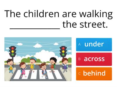 Quiz on Prepositions Home Task