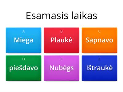 Veiksmažodžių laikai