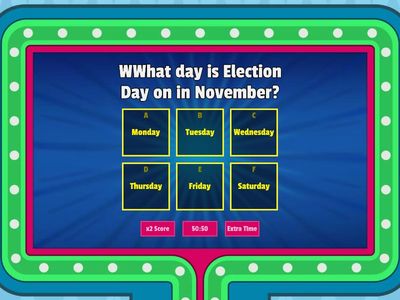 Election Day Reading Comp. 