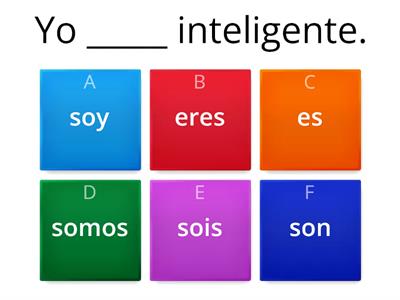 Ser Conjugations practice