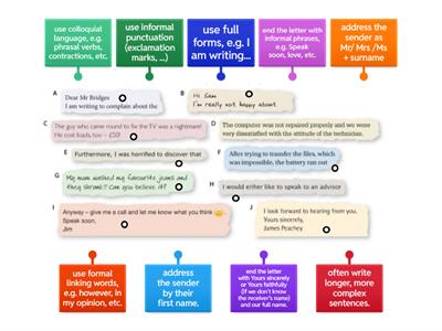 WRITING SKILLS - Formal or informal?