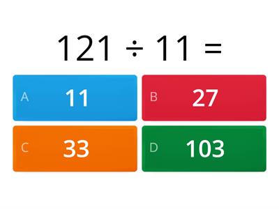 Division Quiz