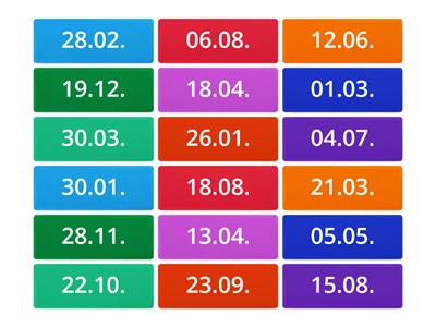 Elementary EF 6B Dates