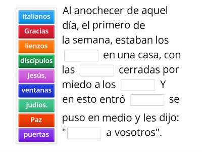 LA  PASCUA. RESURRECCIÓN DE JESÚS