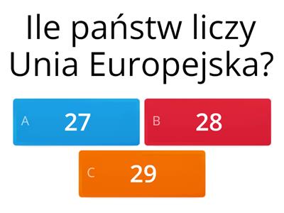 Co wiesz o Unii Europejskiej?