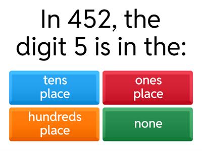 Place Value - Math Quiz 