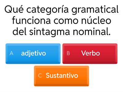 Preguntas sexto - gramática