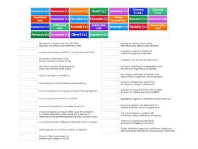 Quarter 3 Vocabulary Weeks 1-3