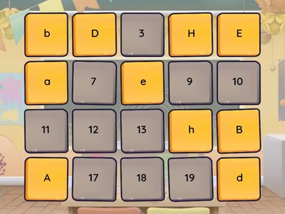 Matching uppercase and lowercase letters