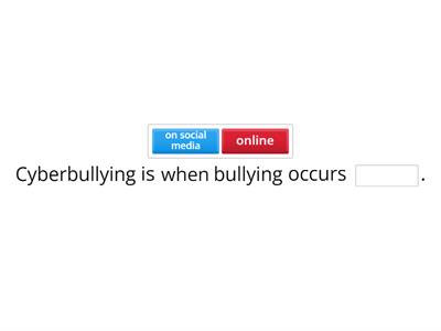 Cyberbullying 