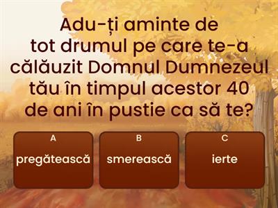 Deuteronom cap.8