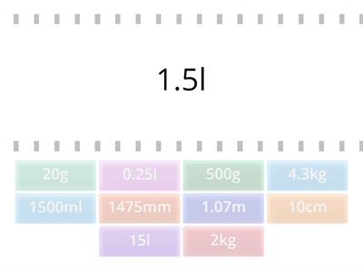 Converting metric units of measure