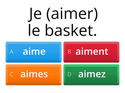 LES VERBES DU PREMIER GROUPE ex.