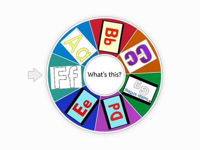 Phonics (Letters) A, B, C, D, E, F, G, H