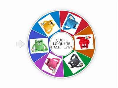 RULETA DEL MOUNSTRO DE COLORES