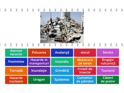 Hazarde naturale şi antropice