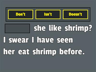 Negative yes/no questions