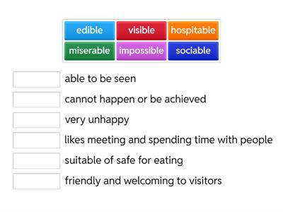 Unit 1 B1 plus Vocabulary 3