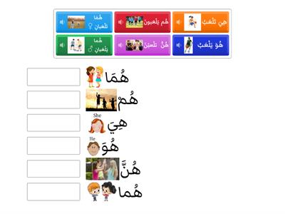 Third Person Pronouns/The Absent Pronouns-Match up