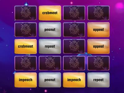 EA - Vowel Team Multisyllabic Words - Matching