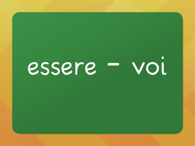 Verbi al presente indicativo IRREGOLARI  da lettura