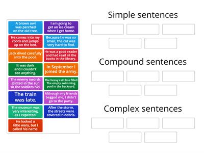 Sentence types