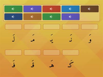   أصوات الحروف ف----ى بالفتحة 