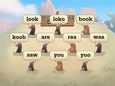 K3 UFLI Heart Words Whack-a-Mole