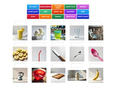 Auslan Banana Smoothie Nouns