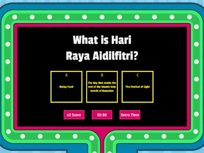 Hari Raya Aidilfitri Quiz!