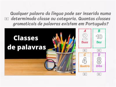 Classes de palavras