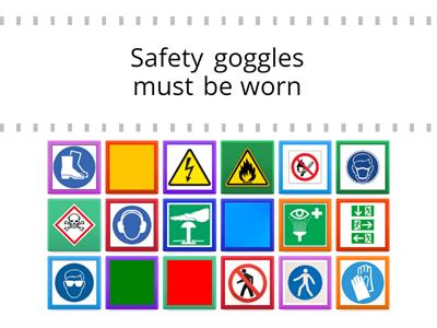 Health and safety symbols