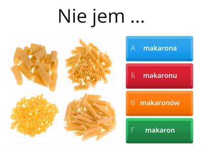 Dopełniacz (jedzenie) l.p.