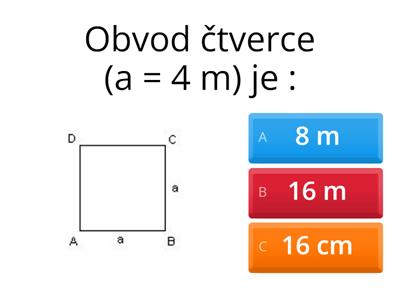  Obvod čtverce a obdélníku
