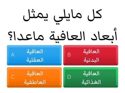 اللياقة والثقافة الصحية