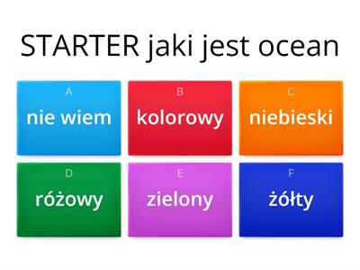 wybierz odpowiedz o świecie